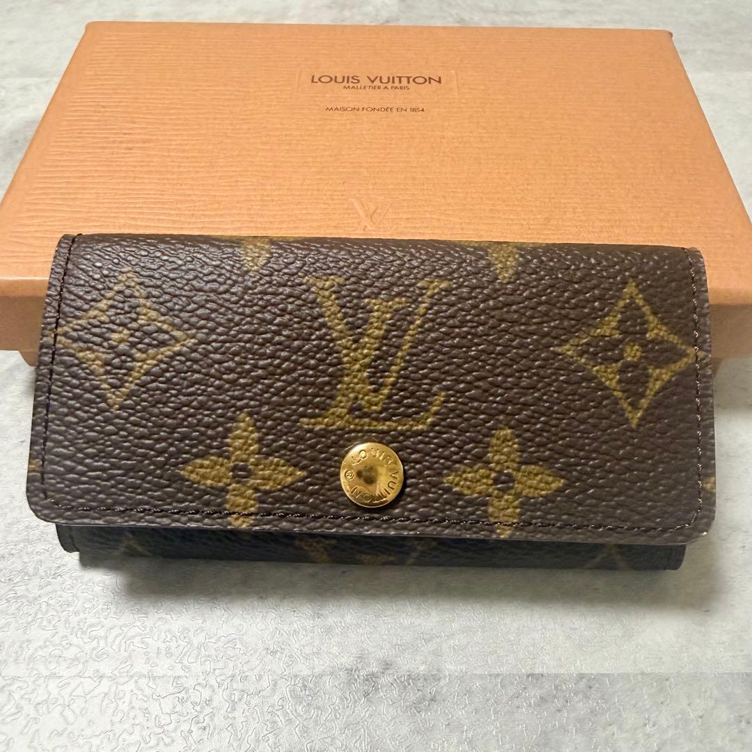 新品未使用 ルイヴィトン ミュルティクレ 4連　モノグラム キーケース