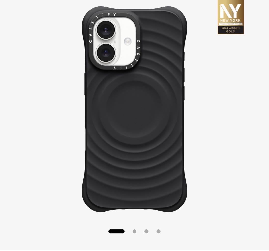 Casetify ブラック iPhone17用ケース