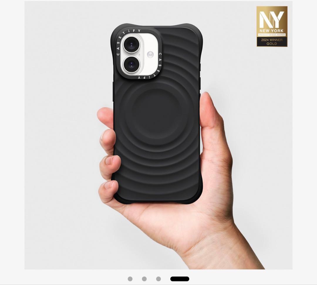 Casetify ブラック iPhone17用ケース