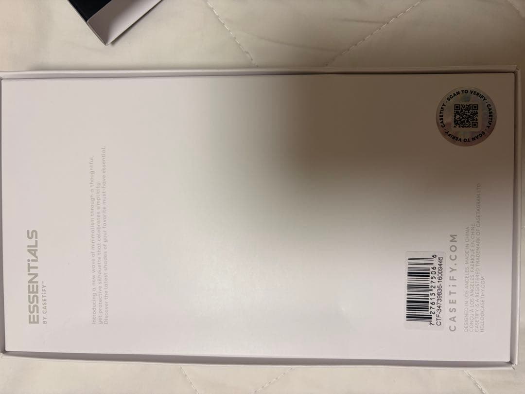 Casetify ブラック iPhone17用ケース