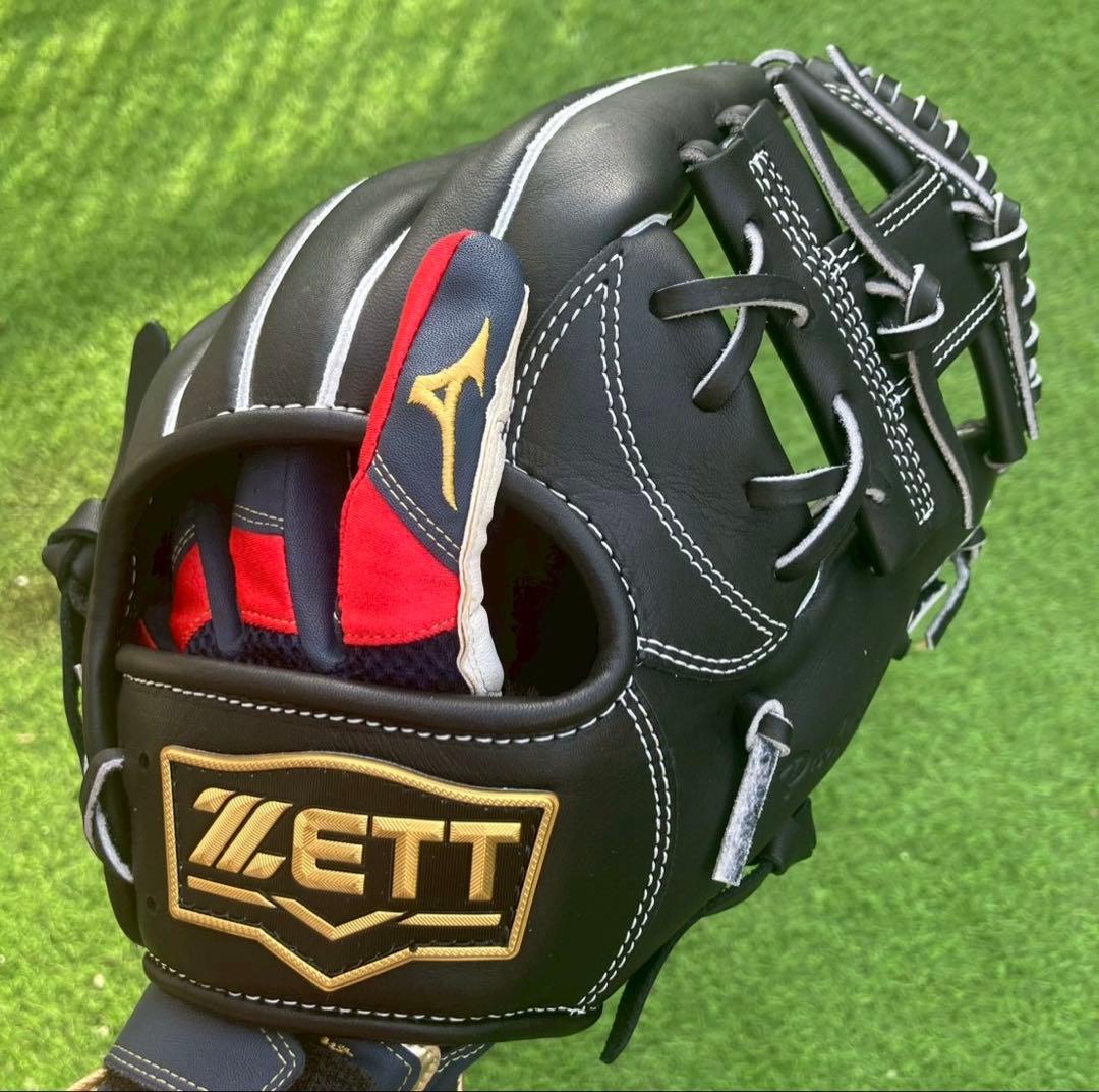 新品　硬式　ZETT グローブ　高校野球対応　内野　ゼット