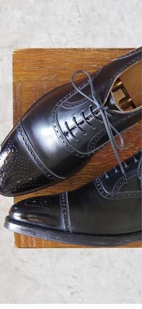 【CROCKETT&JONES 】CHAIRMAN BLACK CALF