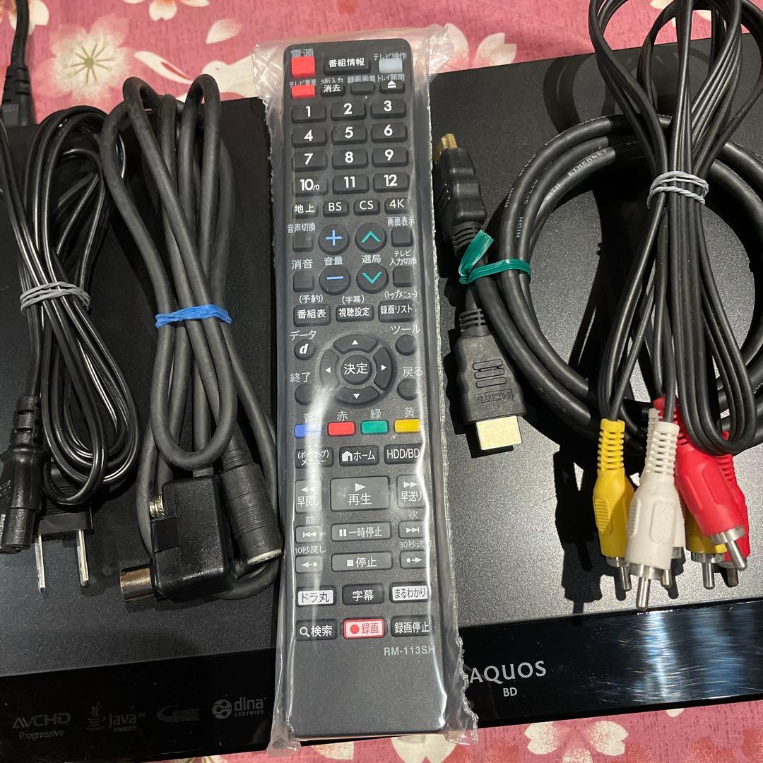 SHARP BD-T 1800 3番組T録画1000GB 新品リモ等付フル装備！