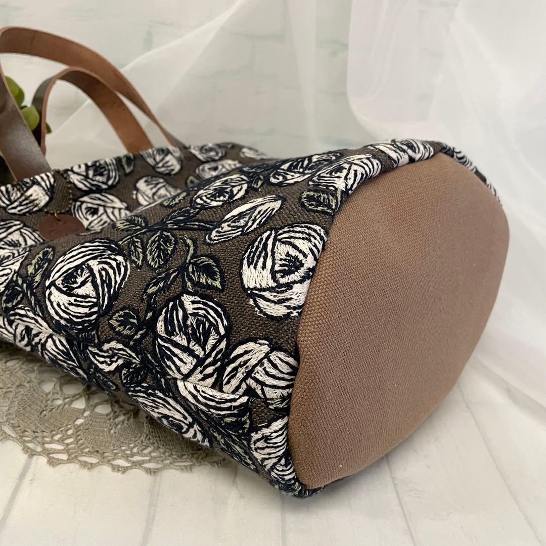 ハンドメイド　バケツトートバッグ　ミナペルホネン rosy 448