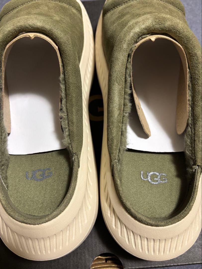 【新品箱付き梱包】UGG CA805 V2 Slideサンダル 27cm カーキ
