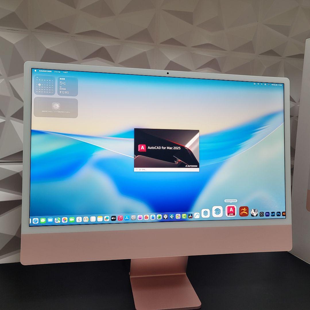 美品 iMac 24インチ M1 16/512GB CAD/BIM&3D設計