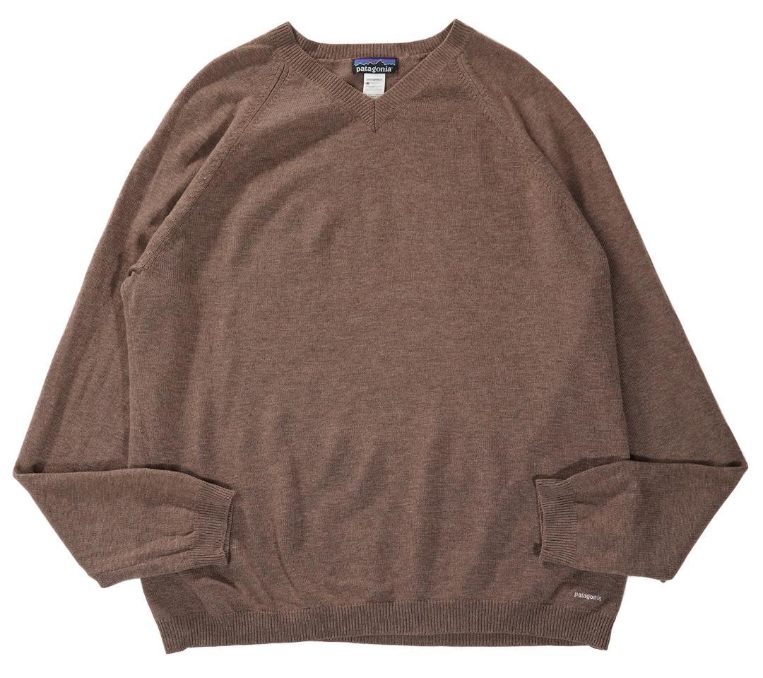 11AW Patagonia カシミヤ混 ウール Vネック ニット セーター L