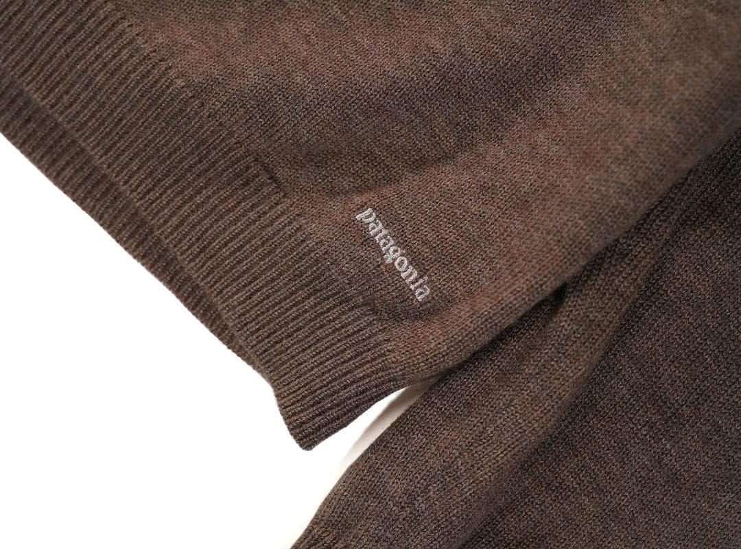 11AW Patagonia カシミヤ混 ウール Vネック ニット セーター L