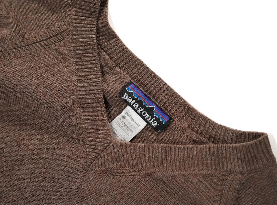 11AW Patagonia カシミヤ混 ウール Vネック ニット セーター L