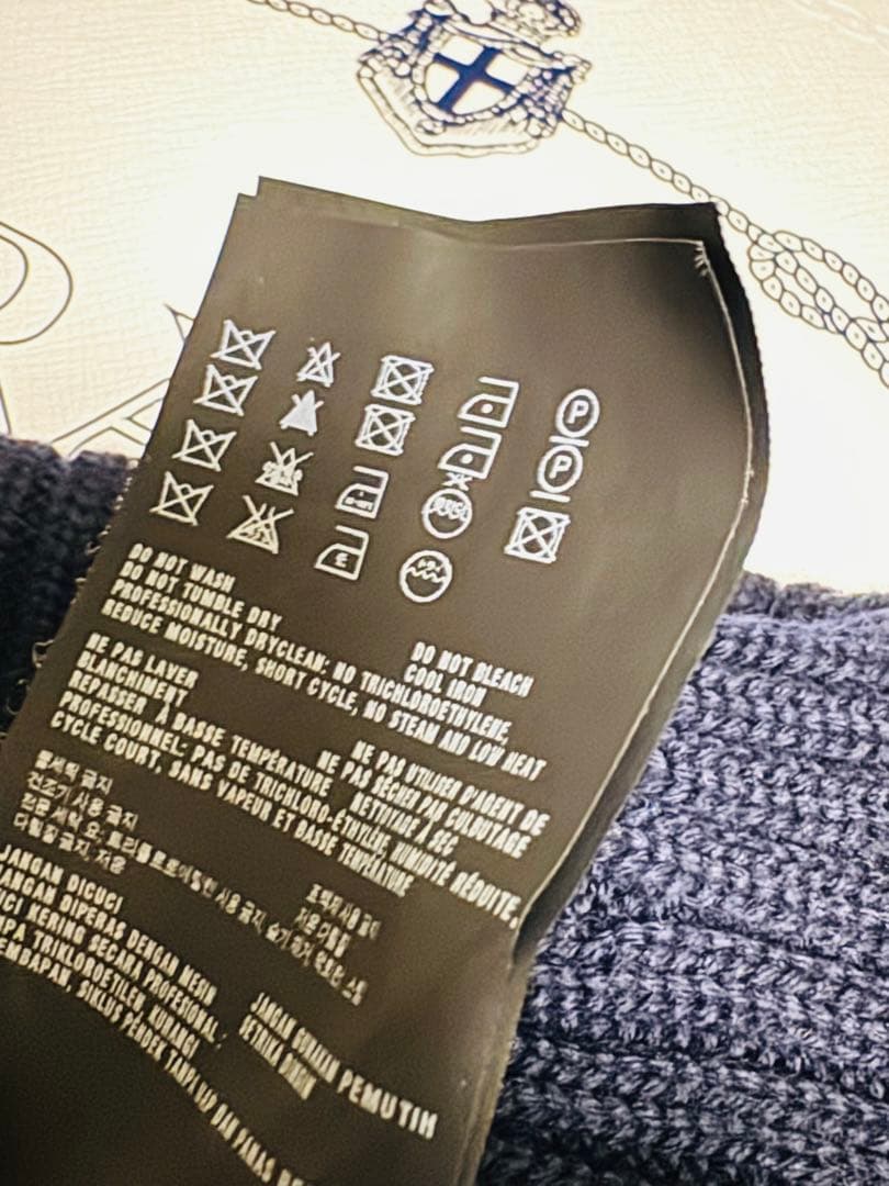 プラダPRADA ニット帽 ミッドナイト ビーニー