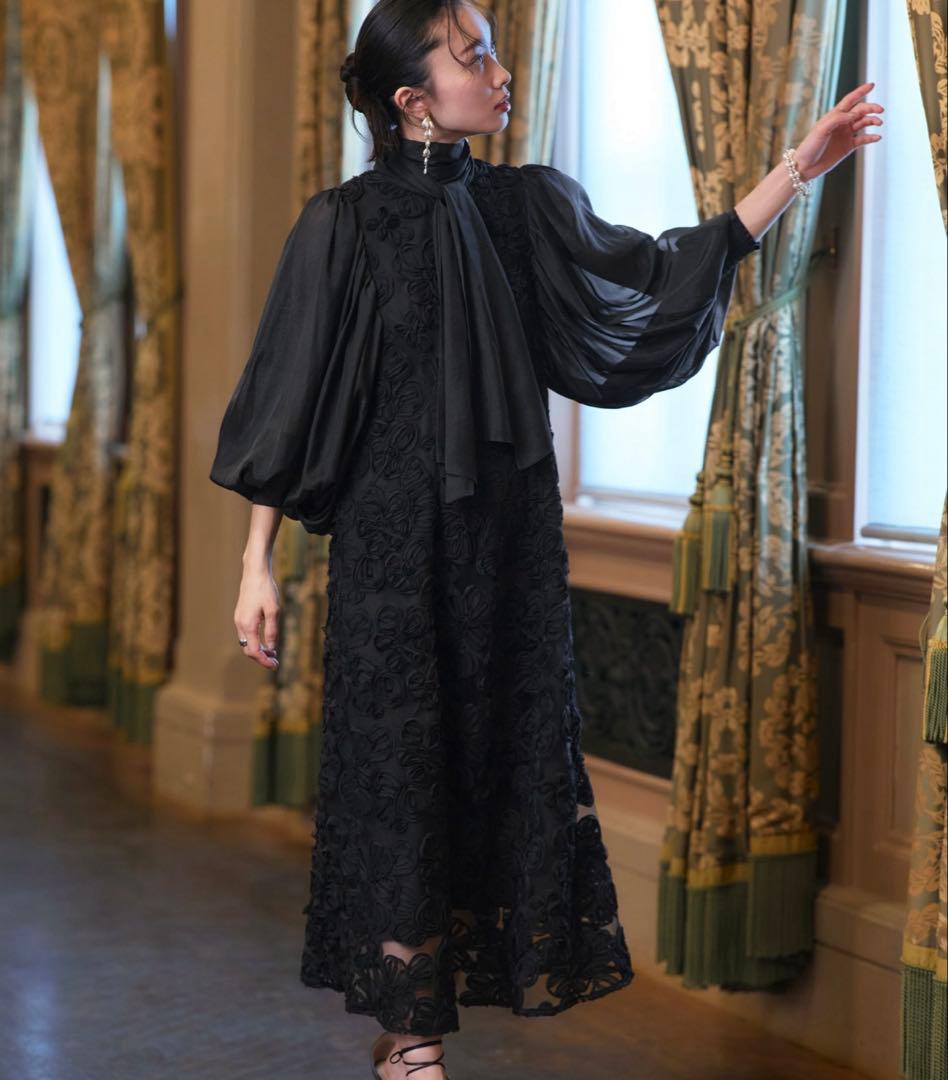 RUIRUE BOUTIQUE ブラック　オケージョンドレス 結婚式
