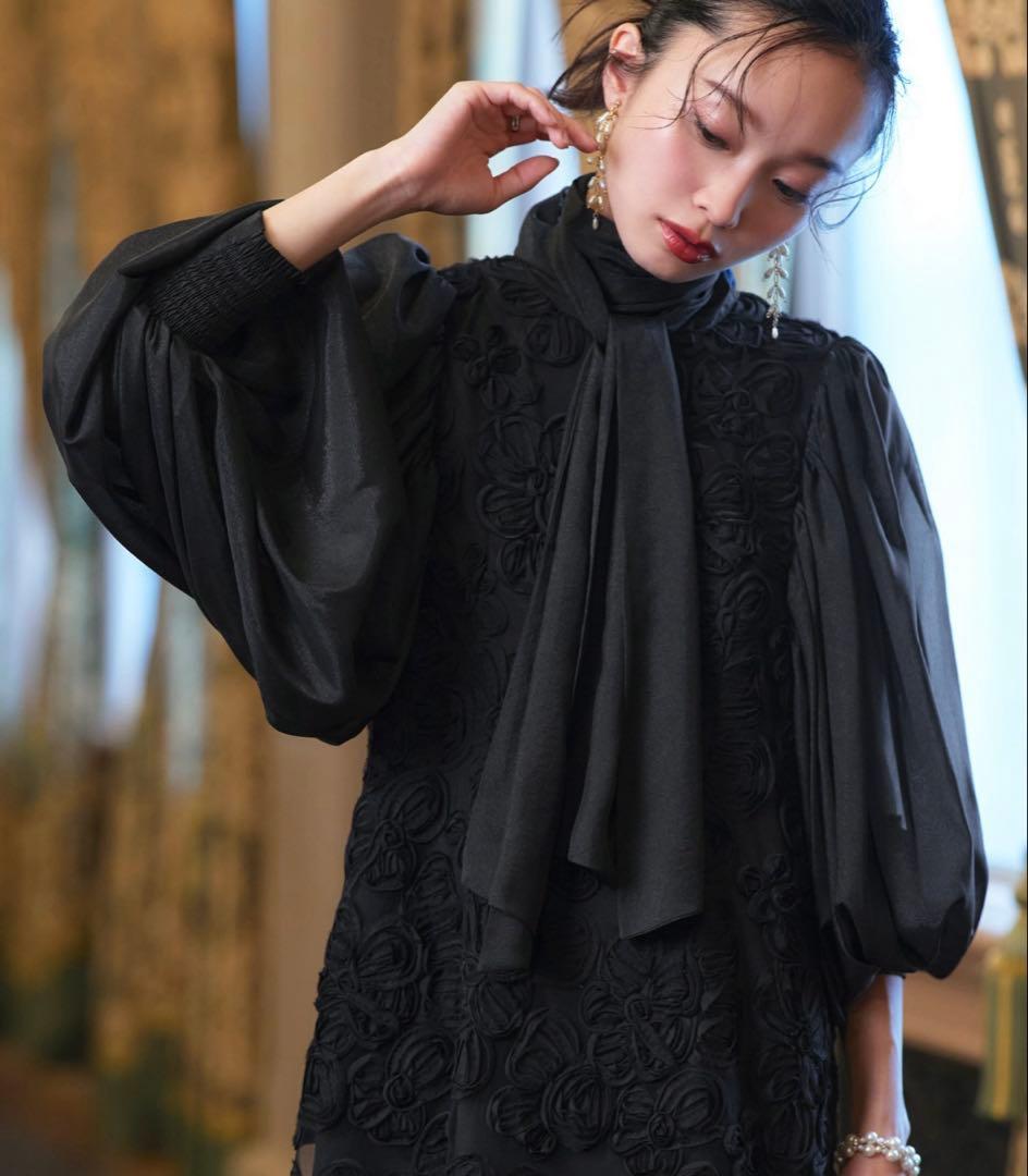 RUIRUE BOUTIQUE ブラック　オケージョンドレス 結婚式