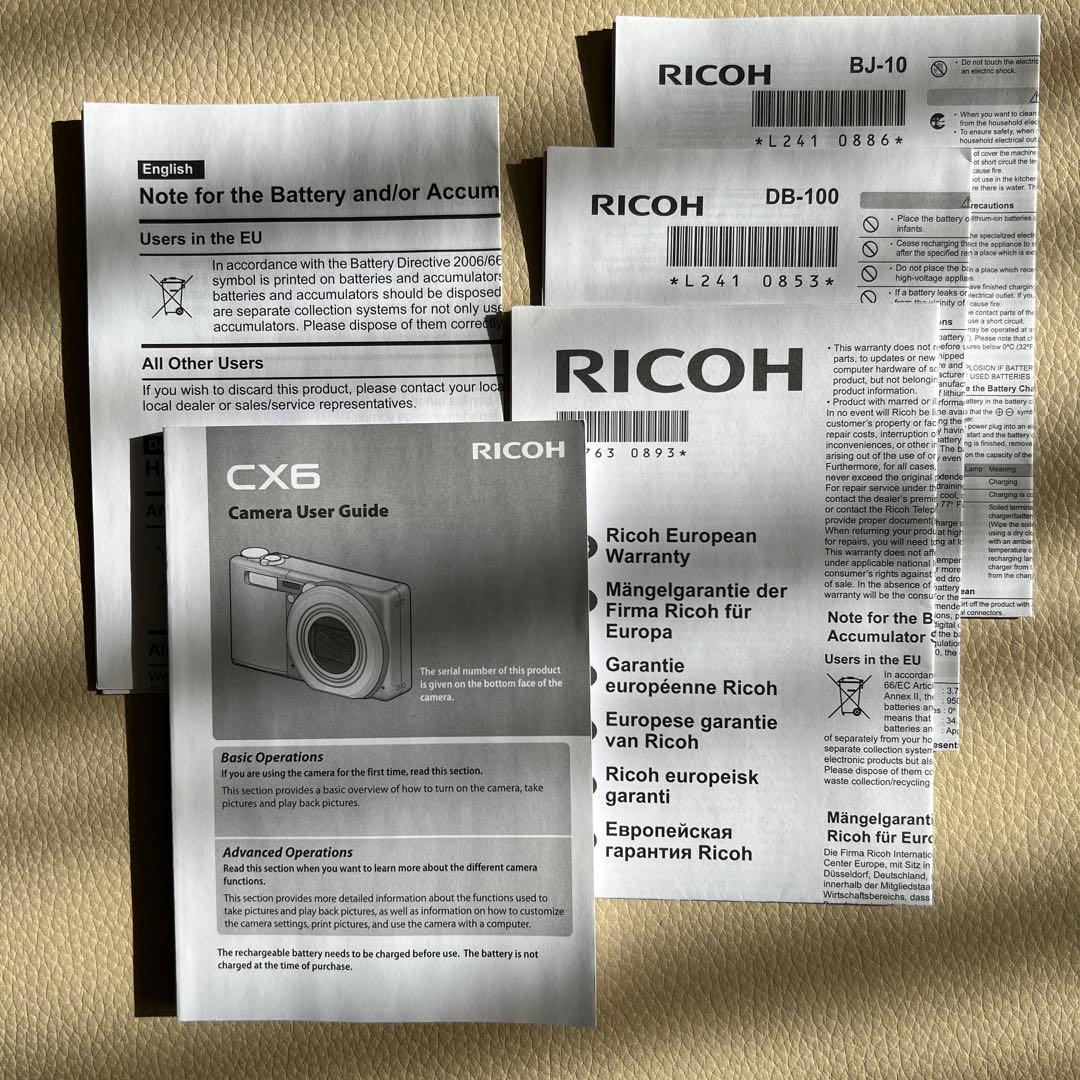 RICOH CX6 コンパクトデジタルカメラ