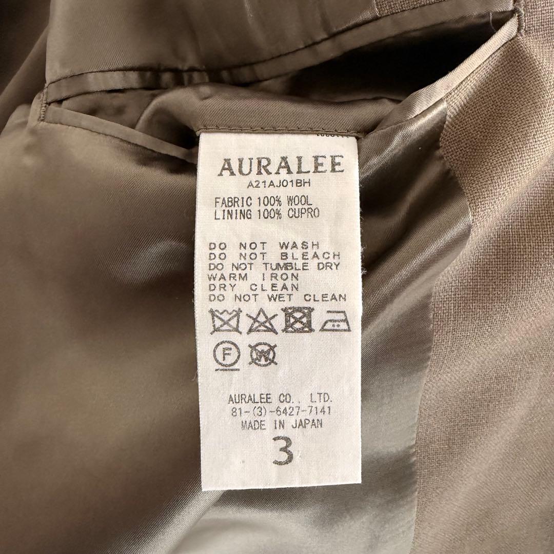 スーツ AURALEE BLUEFACED WOOL JACKET & SLACKS