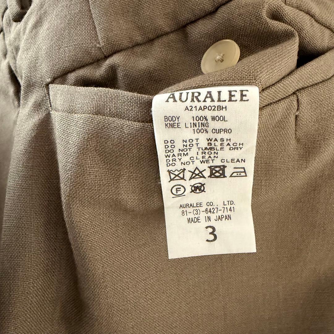 スーツ AURALEE BLUEFACED WOOL JACKET & SLACKS