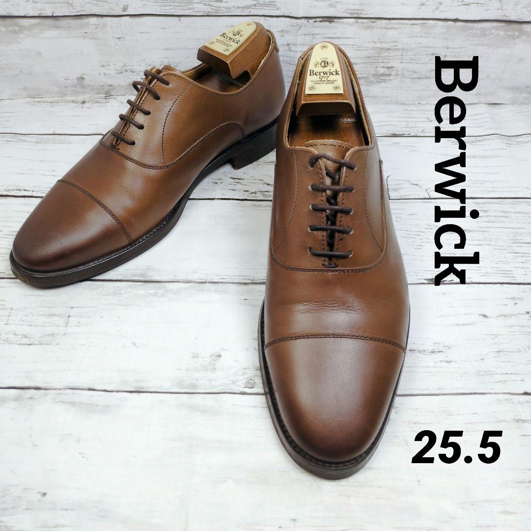 s*o様 良品【Berwick】バーウィック ブラウン ストレートチップ40 2