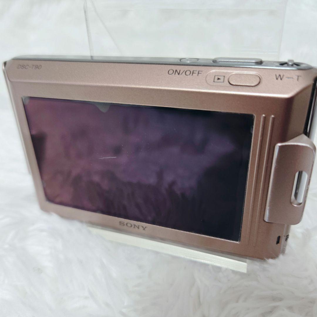 動作確認済 SONY サイバーショット DSC-T90 ブラウン 光沢