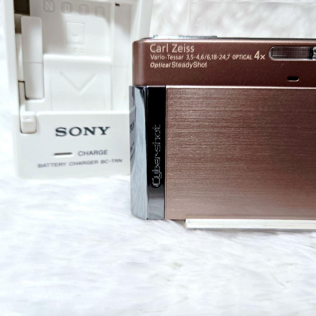 動作確認済 SONY サイバーショット DSC-T90 ブラウン 光沢