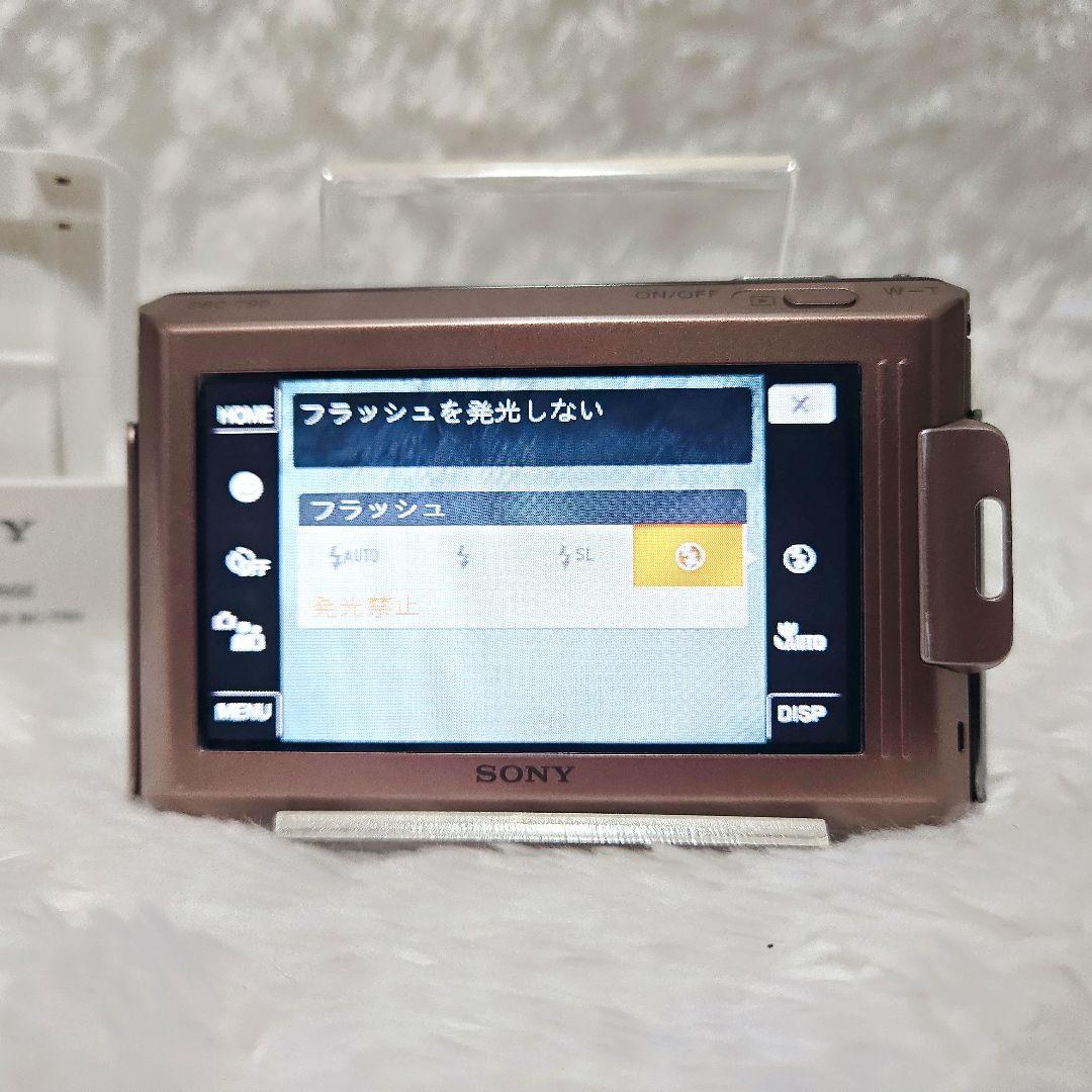 動作確認済 SONY サイバーショット DSC-T90 ブラウン 光沢