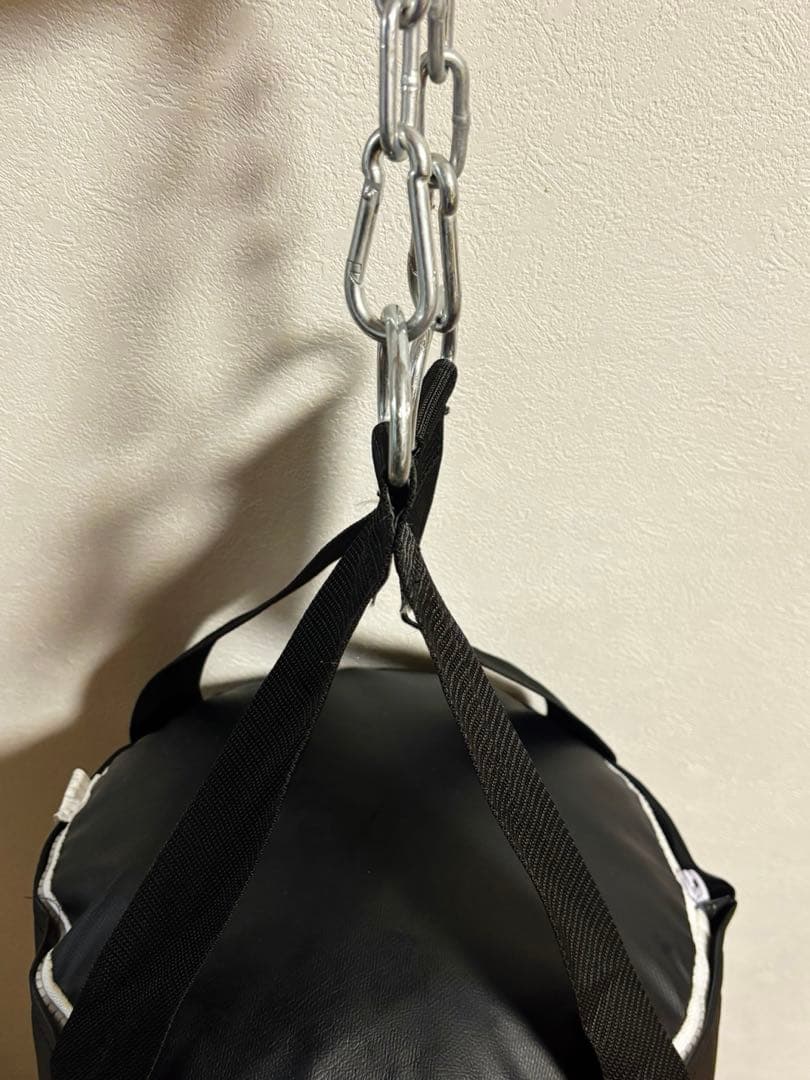EVERLAST サンドバッグ 黒 チェーン付き