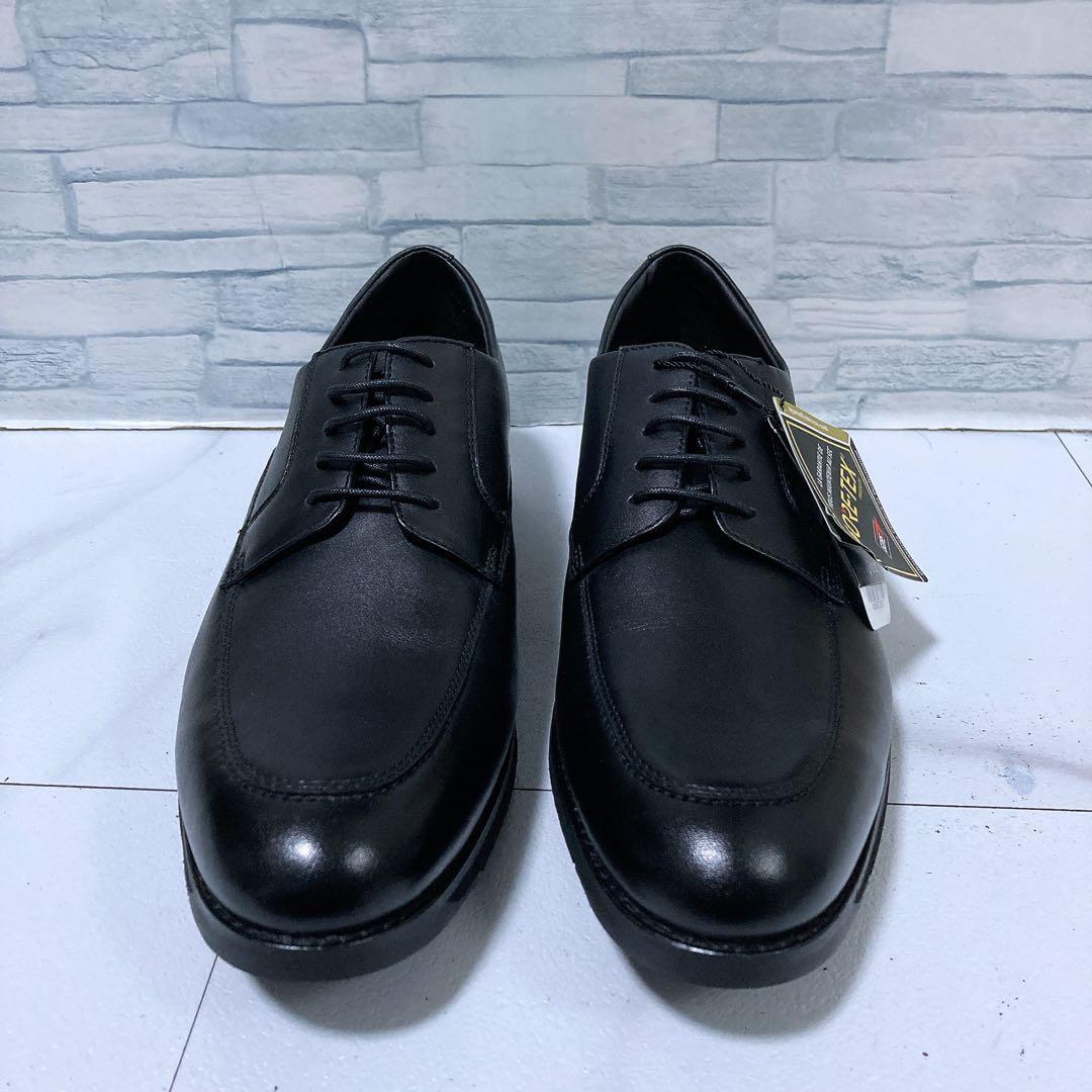 新品タグ アシックスランウォーク ビジネスシューズ ゴアテックス 26 3E 黒