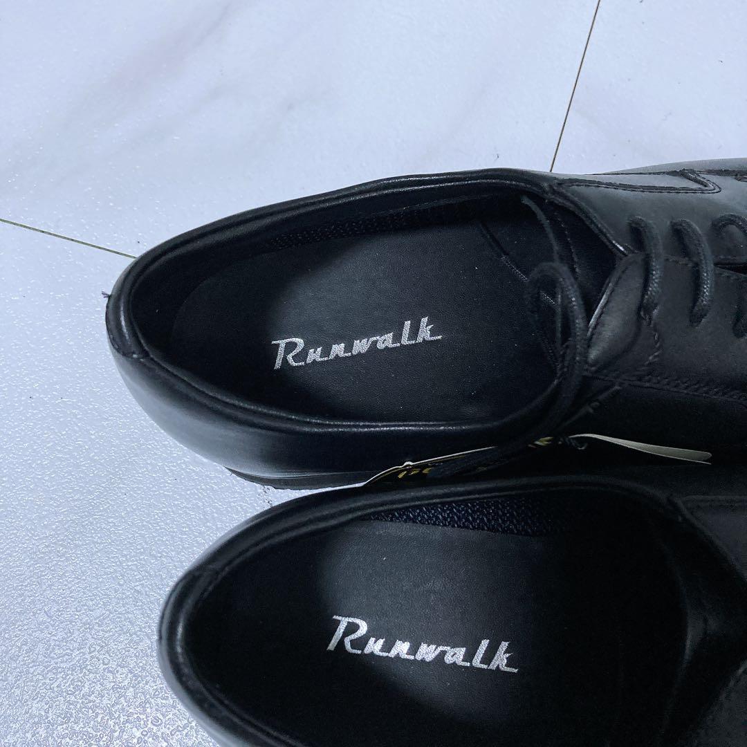 新品タグ アシックスランウォーク ビジネスシューズ ゴアテックス 26 3E 黒