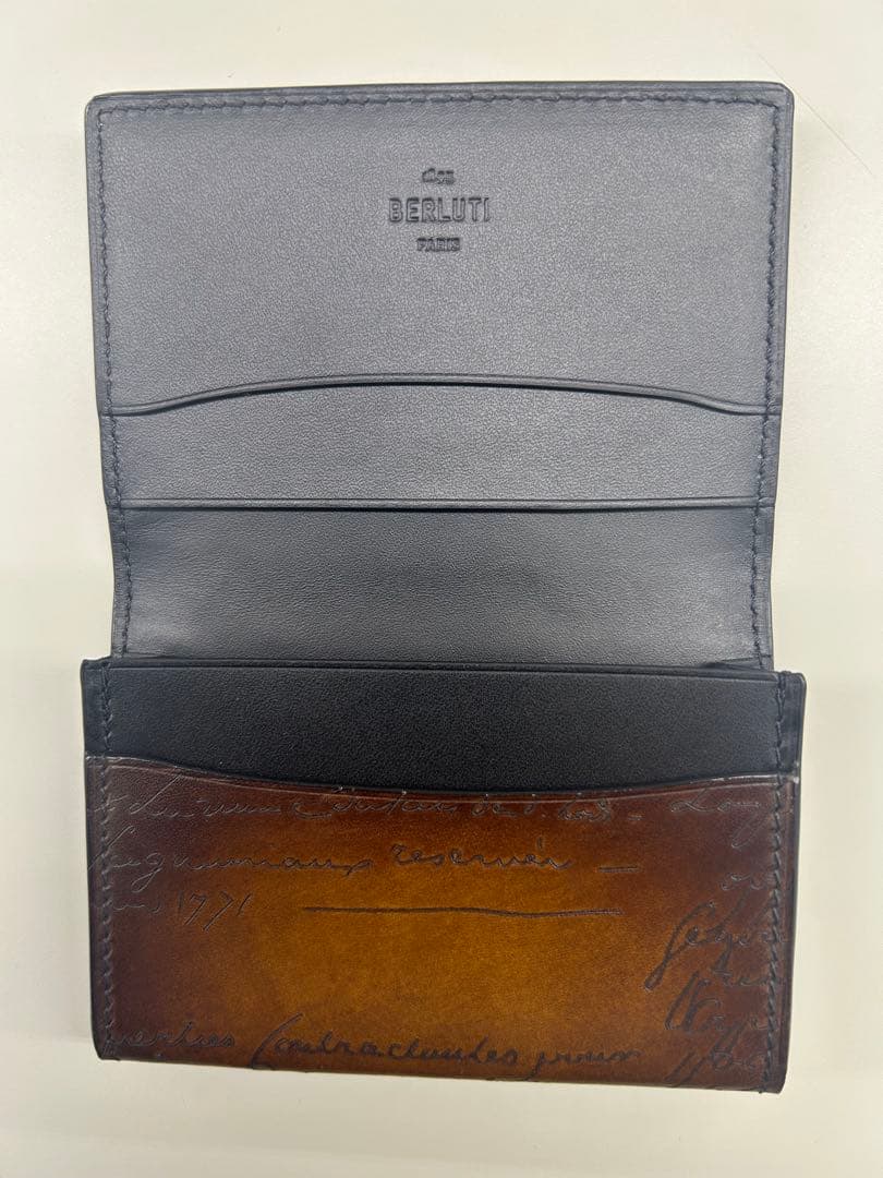 Berluti ブラウンレザー名刺入れ