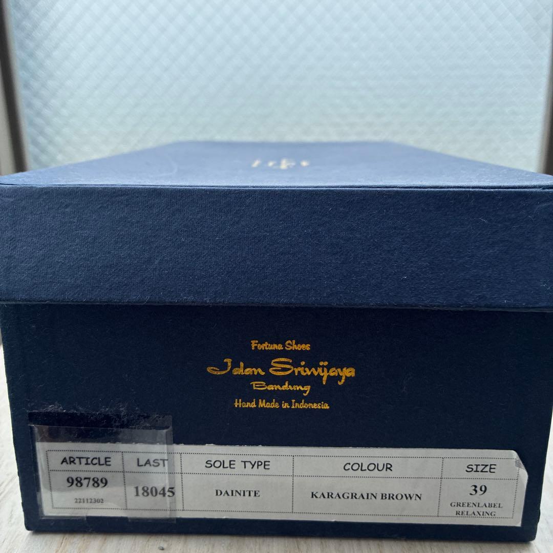 ブラウンレザー ドレスシューズ　ジャランスリウァヤ　ユナイテッドアローズ