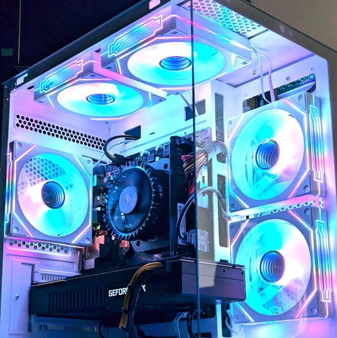 【TITANIUM】✨高性能✨白い光る✨ゲーミングPC✨RTX3080 2