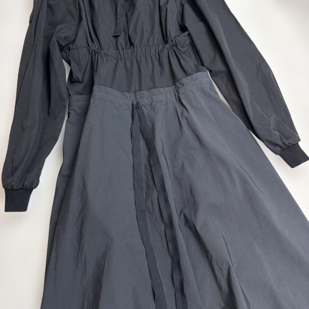 モンクレール　ロングワンピース　ブラック　Mサイズ　美品