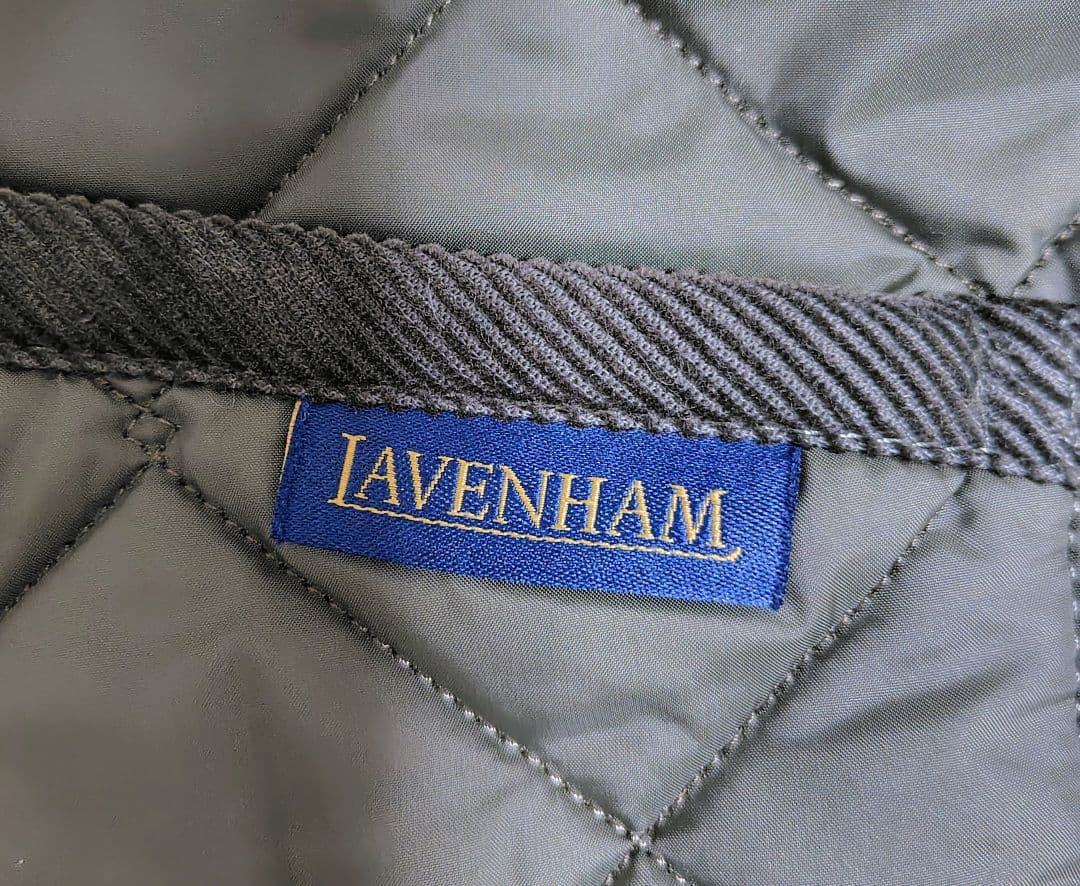 LAVENHAM キルティングベスト M 38 カーキ