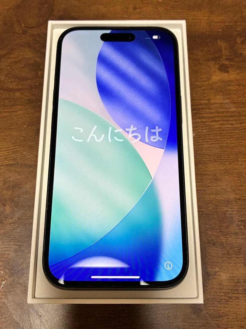 美品 Apple iPhone15 128GB ブラック 本体 SIMフリー