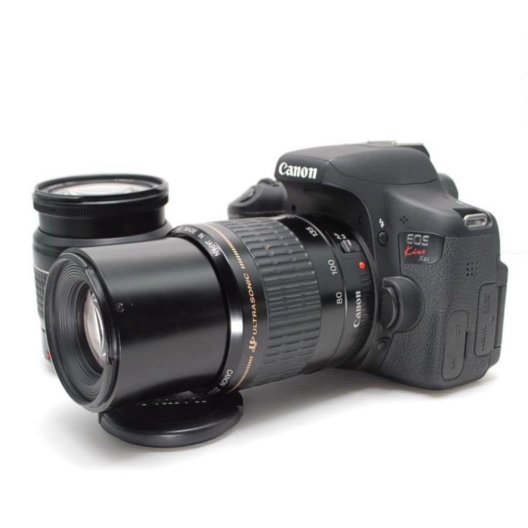 ▪️キャノンkiss X8i▪️ダブルレンズセット フルHD動画撮影可能 美品