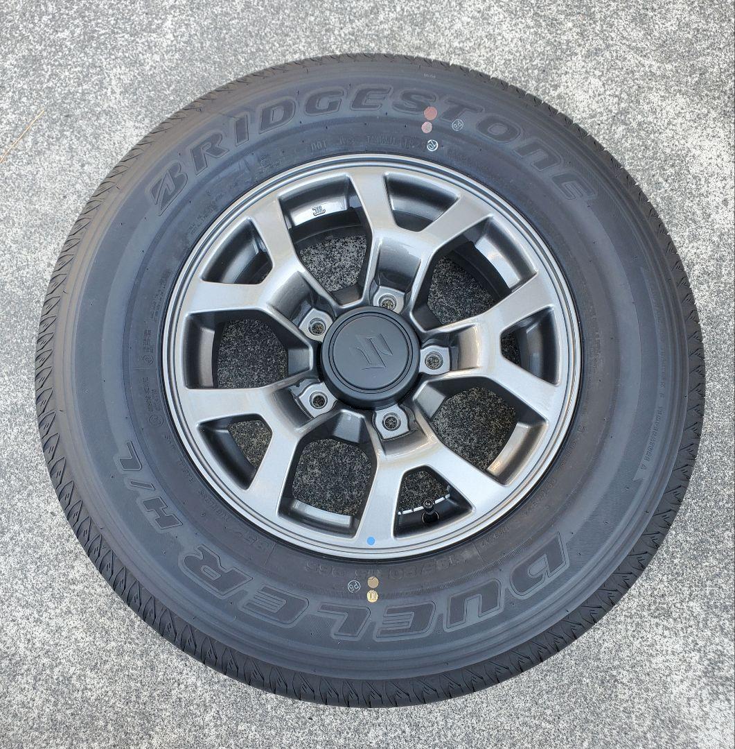 ジムニー　ノマド　純正アルミ＋タイヤ　新車外し