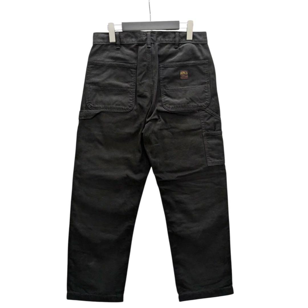 Polo Ralph Lauren ブラック ワークパンツ ダブルニー