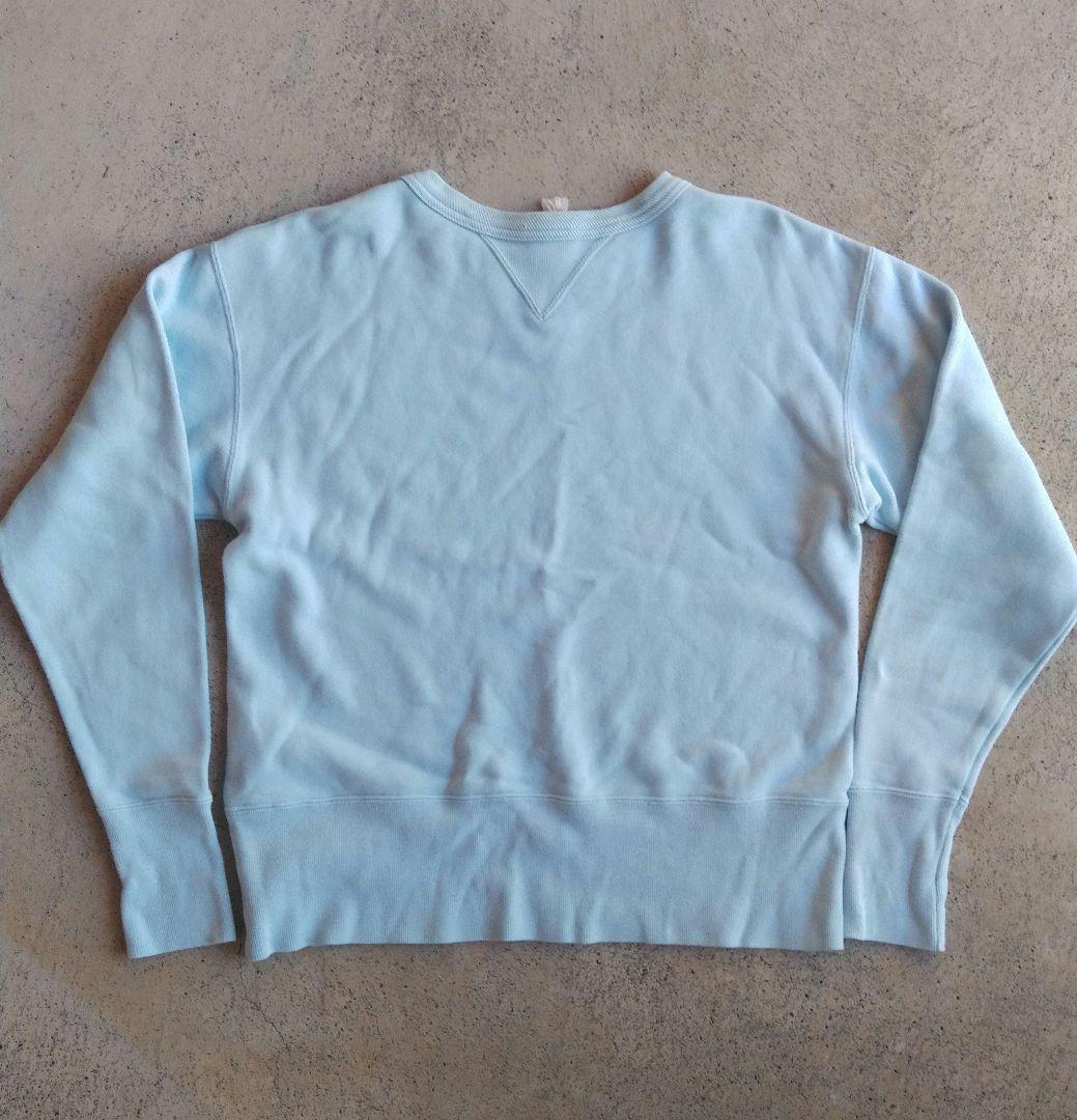 【チャンピオン】 ランタグ　復刻　両V　 トレーナー　スウェット　水色