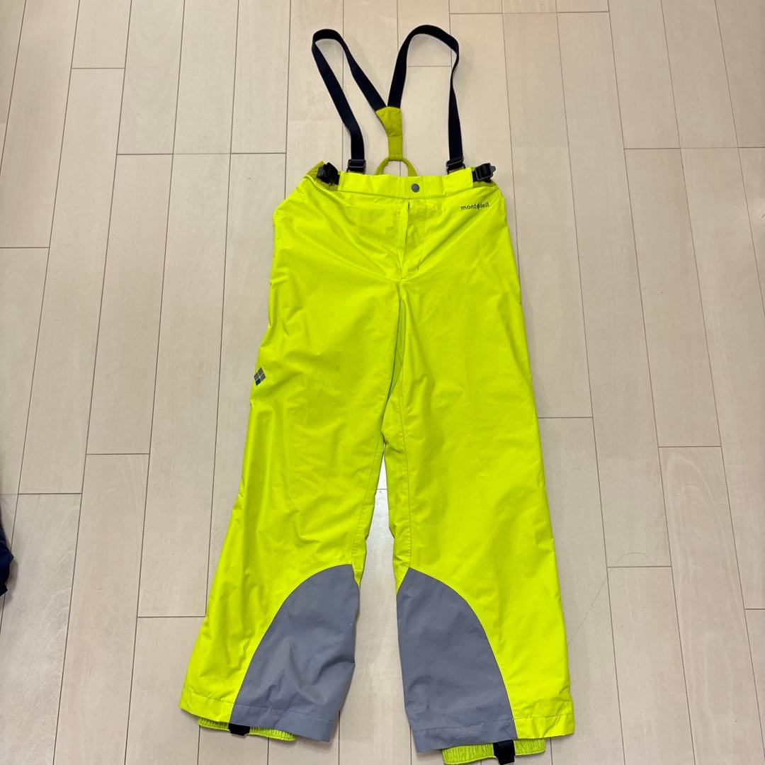 モンベル キッズ150 パウダーステップジャケット アルパインパンツ 上下セット