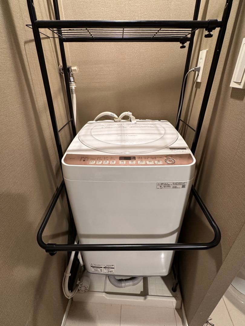 【SHARP】 シャープ 全自動電機洗濯機 ES-T713