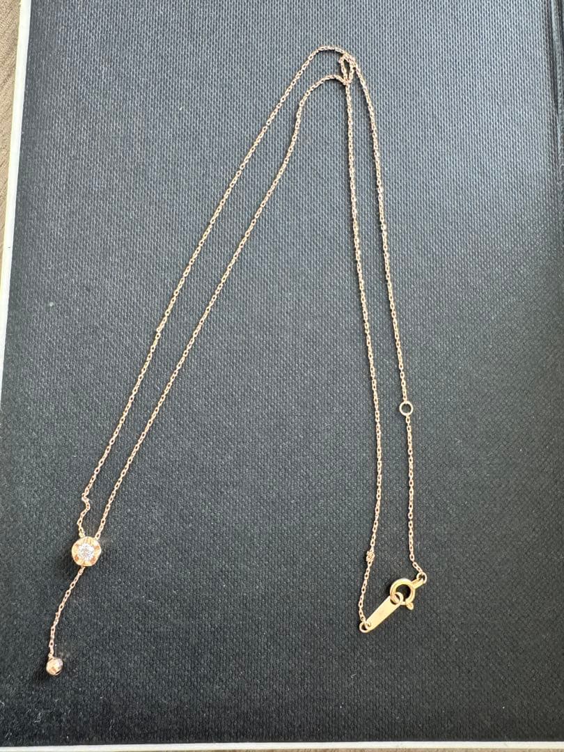 FOREVERMARK ダイヤモンド ロングネックレスピンクゴールド
