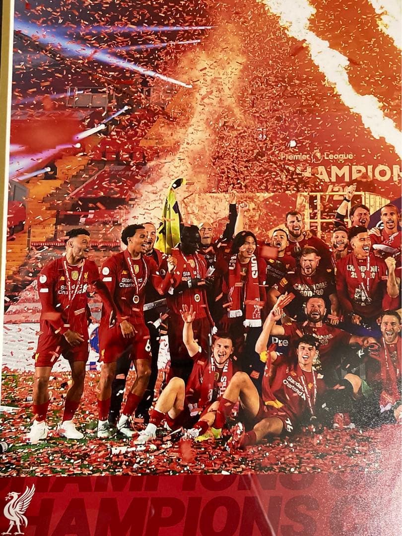 Liverpool 19/20プレミアリーグ優勝　フォトフレーム