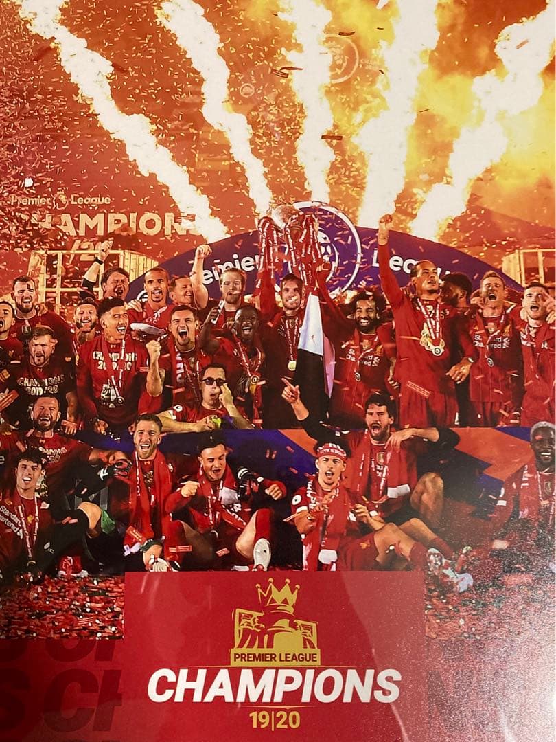 Liverpool 19/20プレミアリーグ優勝　フォトフレーム