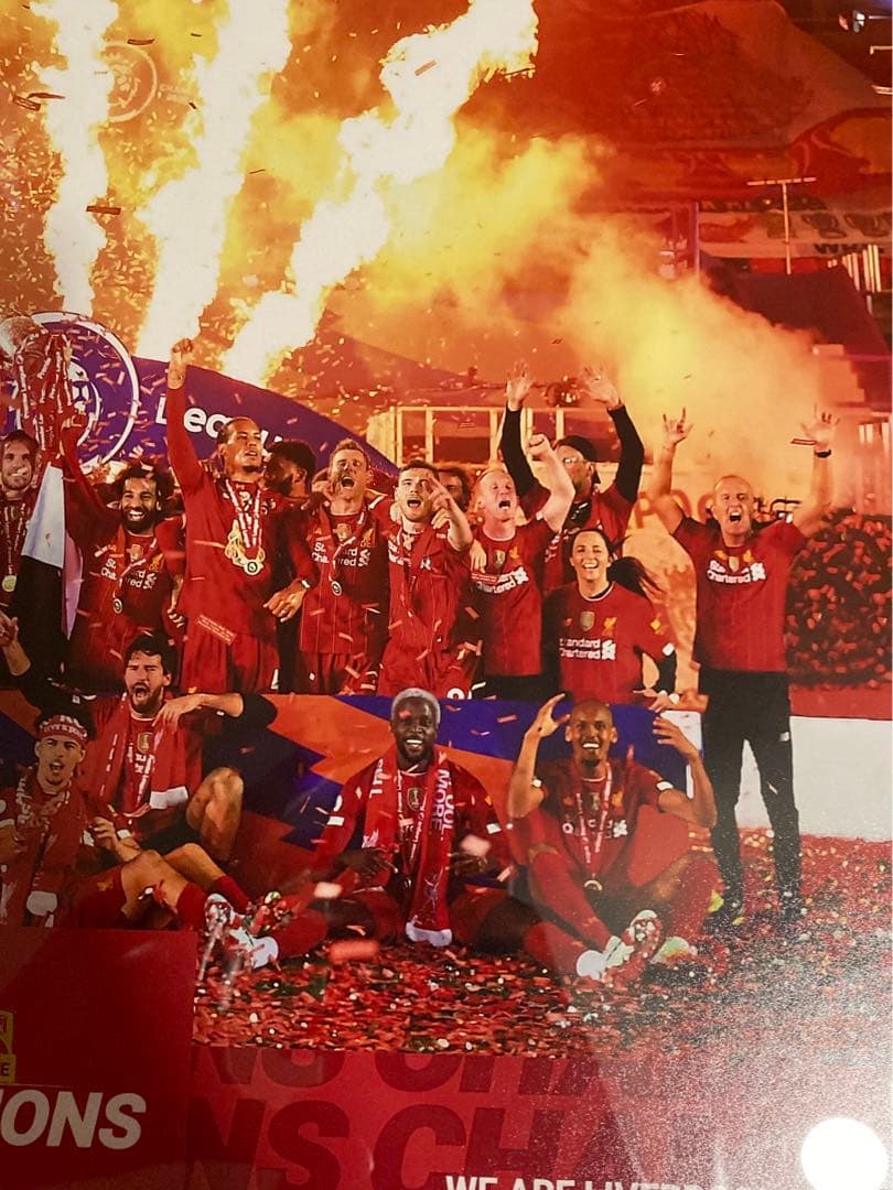 Liverpool 19/20プレミアリーグ優勝　フォトフレーム