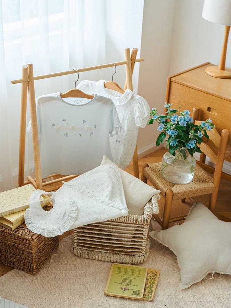 【新品未使用】¥15,000相当 ジェラートピケ リトルフラワー柄 ギフトBOX