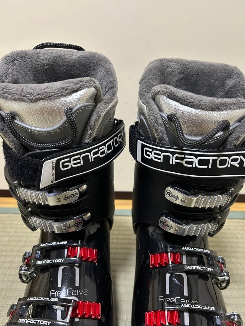 GENFACTORY スキー用ブーツ ブラック　26-26.5cm