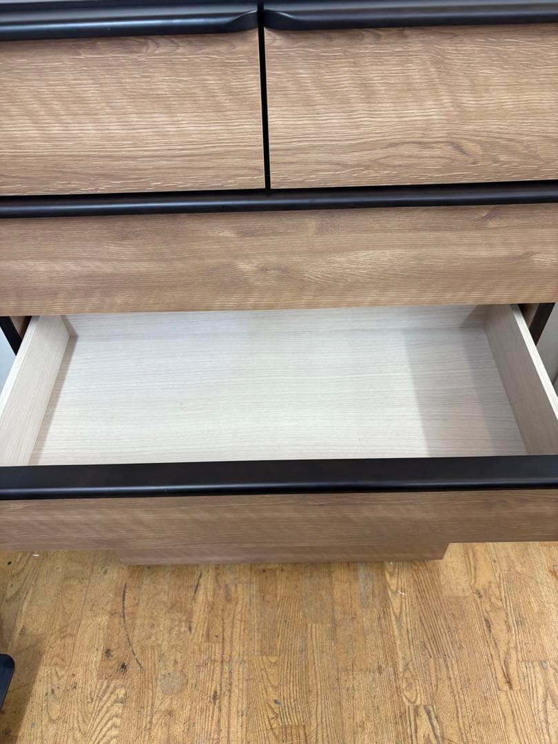 M018　ニトリ製　ハイチェスト　チェスト　タンス　幅795ｍｍ