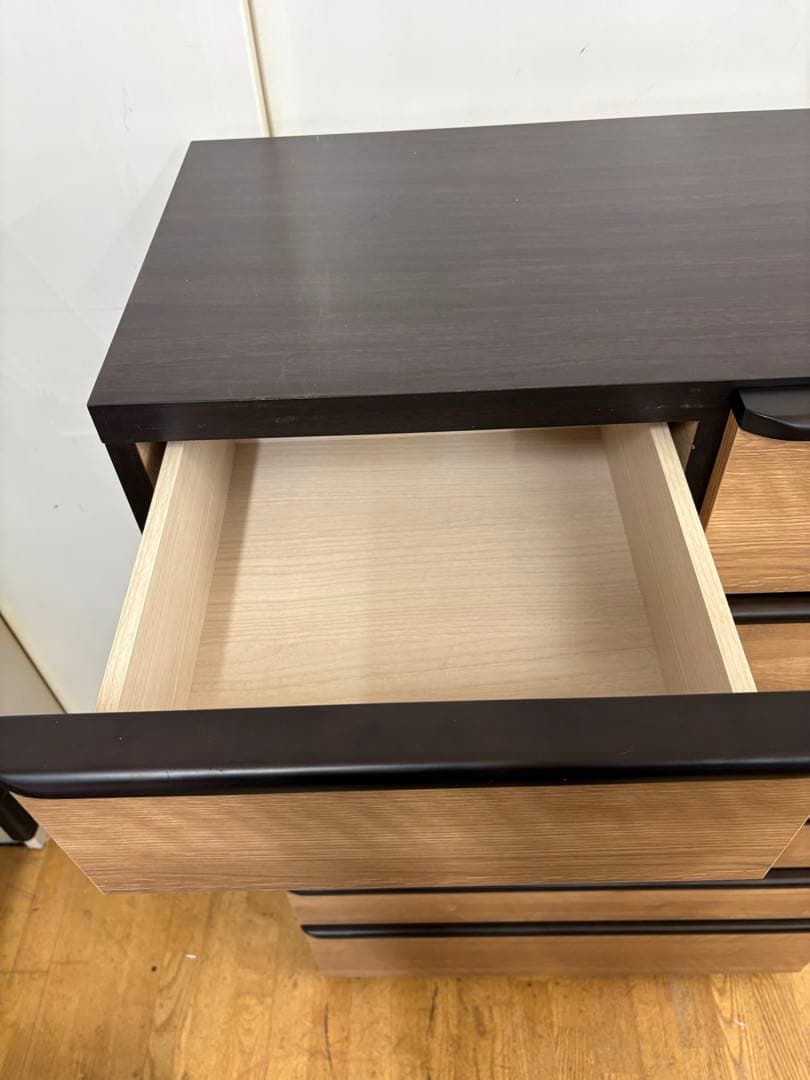 M018　ニトリ製　ハイチェスト　チェスト　タンス　幅795ｍｍ