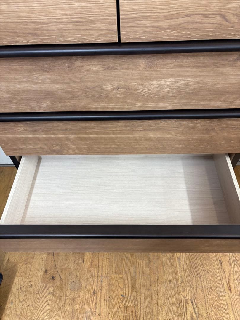 M018　ニトリ製　ハイチェスト　チェスト　タンス　幅795ｍｍ