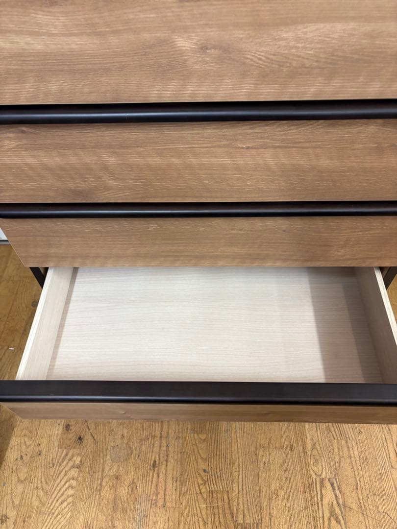 M018　ニトリ製　ハイチェスト　チェスト　タンス　幅795ｍｍ