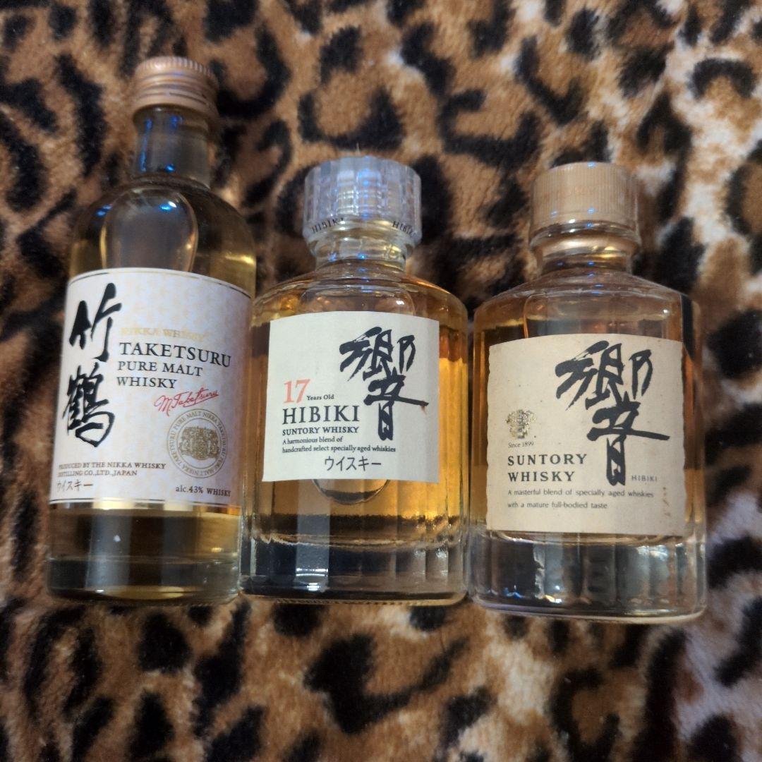 竹鶴・響17年・サントリー ウイスキー各50mlセット