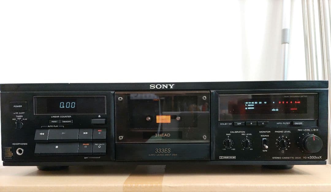 【ジャンク品】SONY TC-K333ESX 　　　カセットデッキ
